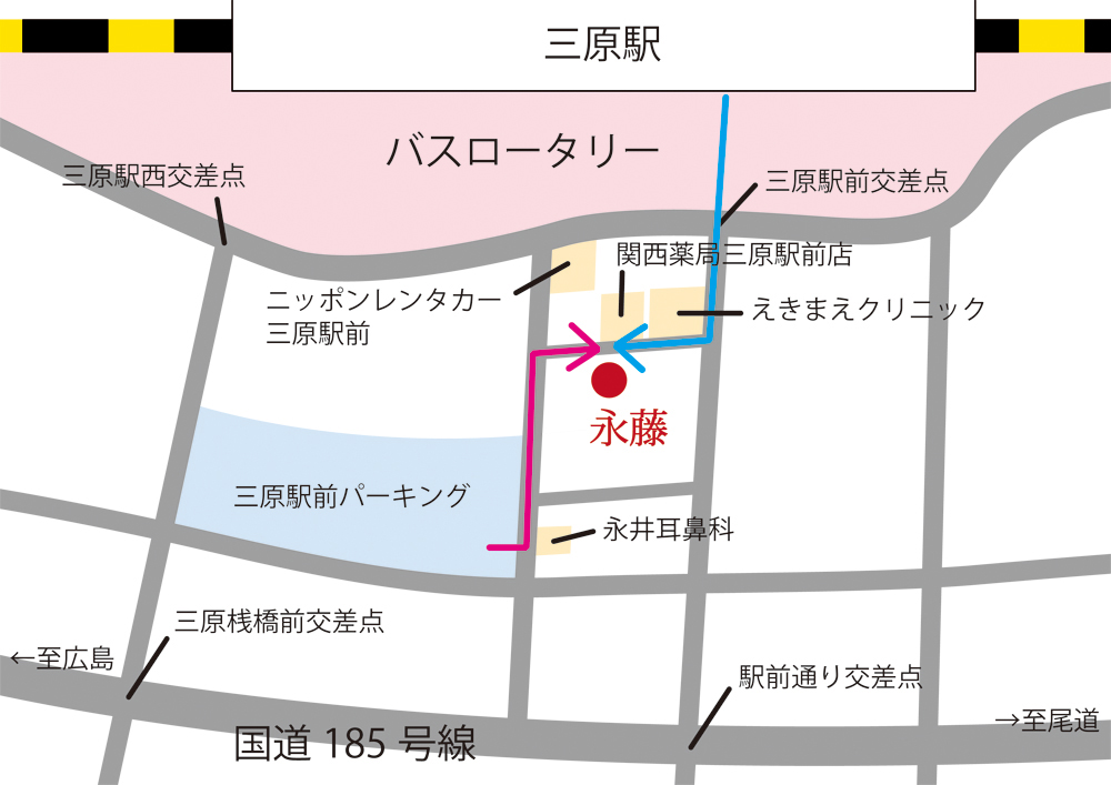 道順イラスト地図